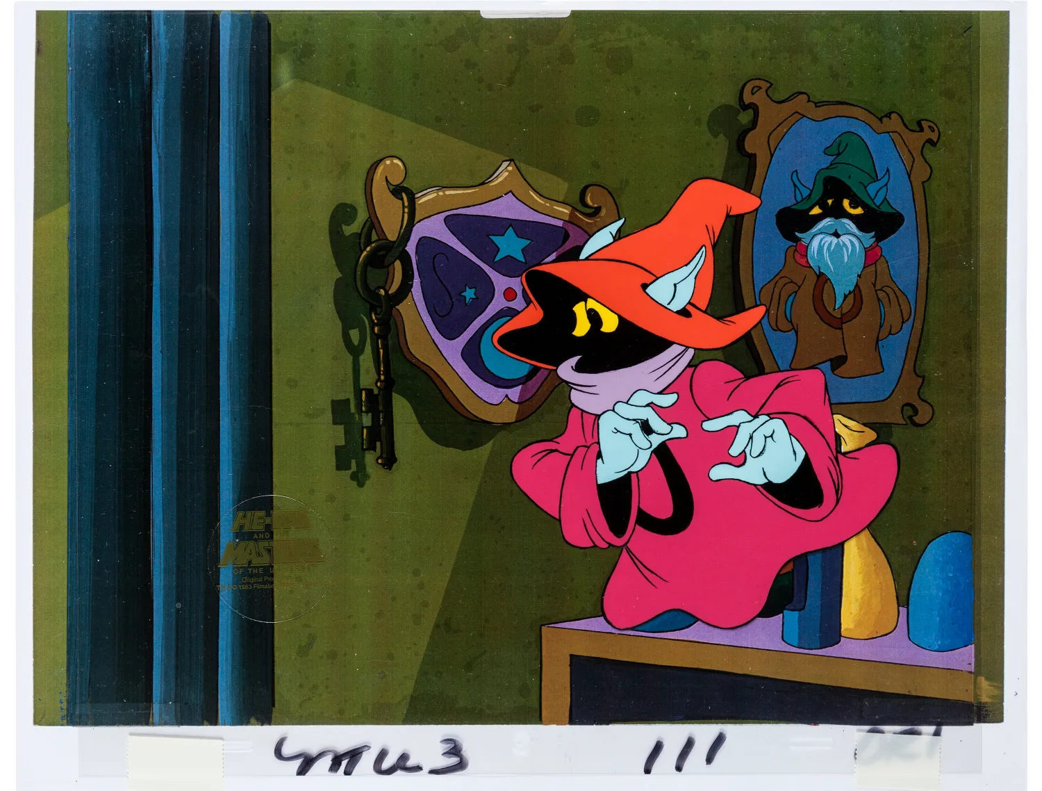 He-Man and the Masters of the Universe Orko Production Cel With COA Animation Art (Filmation, 1983). (Total: 2 Original