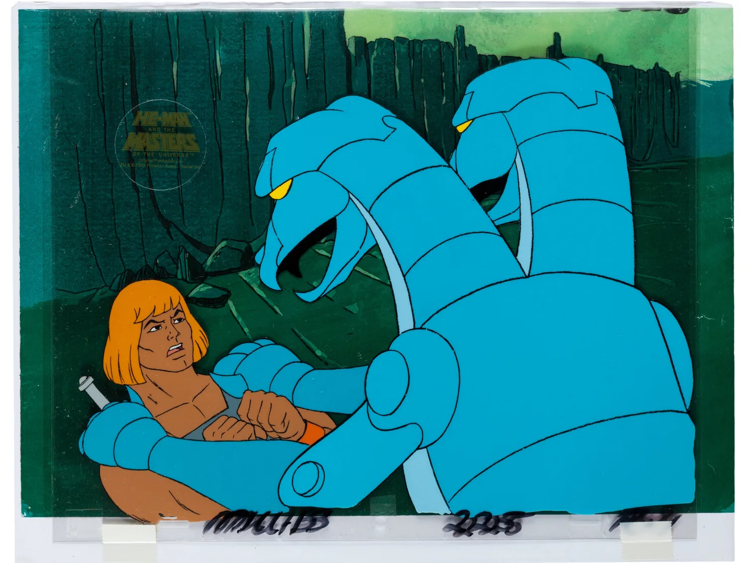 He-Man and the Masters of the Universe He-Man Production Cel with COA Animation Art (Filmation, 1983). (Total: 3 Origina