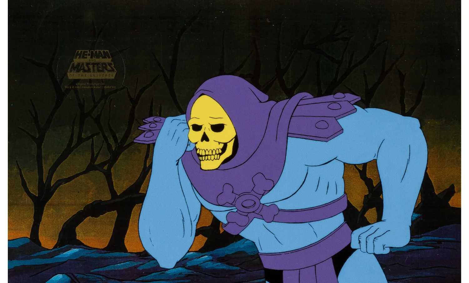 He-Man and the Masters of the Universe Skeletor Production Cel (Filmation, 1983)