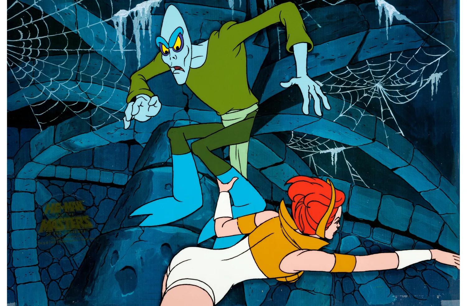 He-Man and the Masters of the Universe Teela Production Cel (Filmation, 1983). (Total: 2 Items)