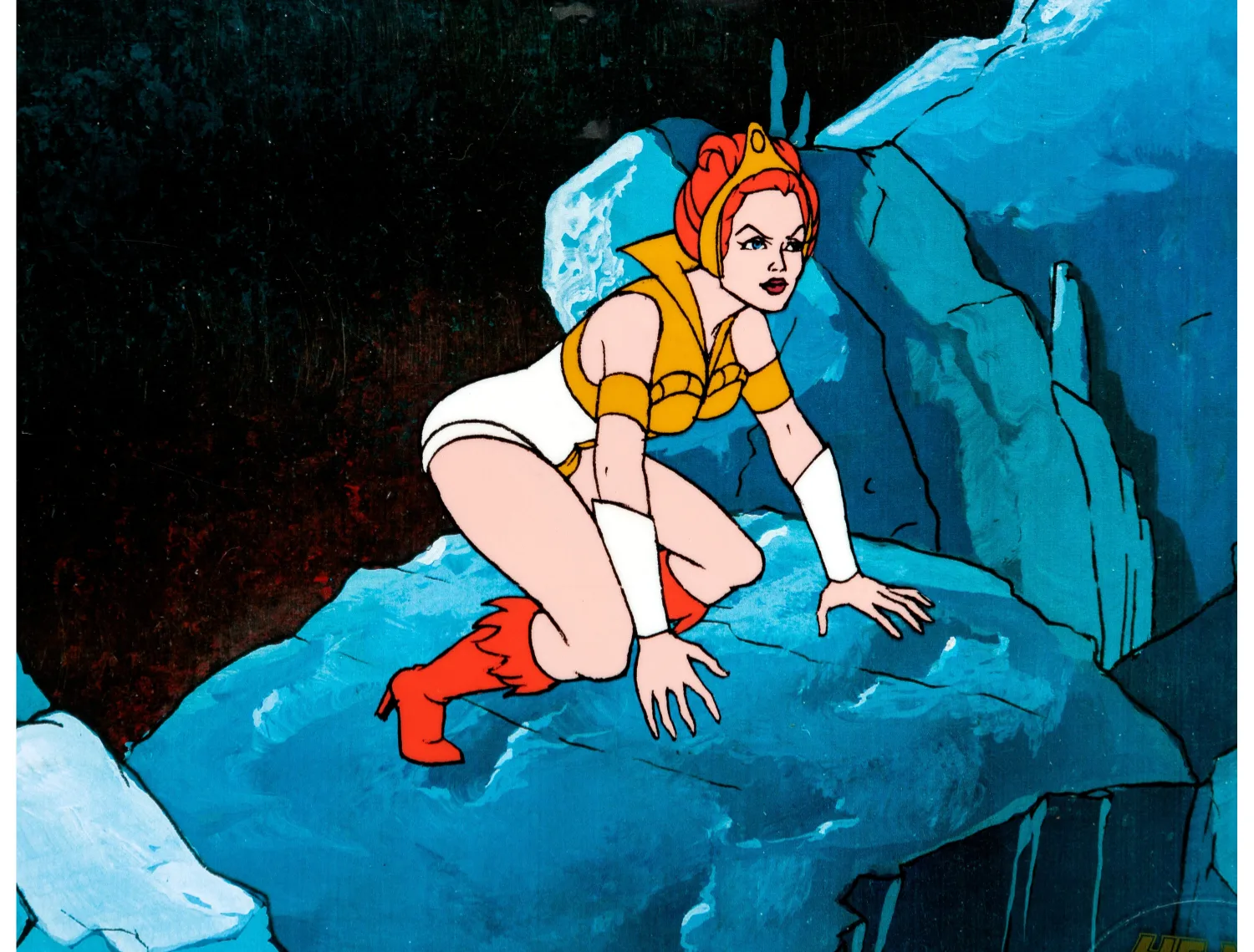 He-Man and the Masters of the Universe Teela Production Cel (Filmation, 1983). (Total: 2 Items)