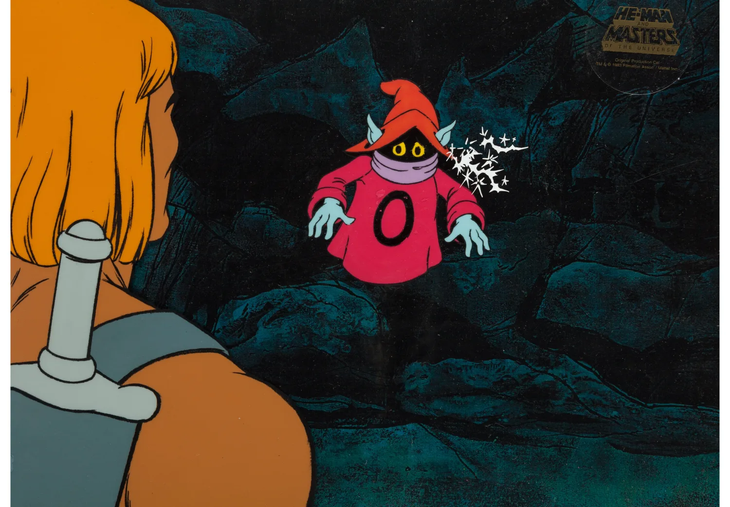 He-Man and the Masters of the Universe Orko Production Cel Setup and Animation Drawing Group (Filmation, 1984). (Total: