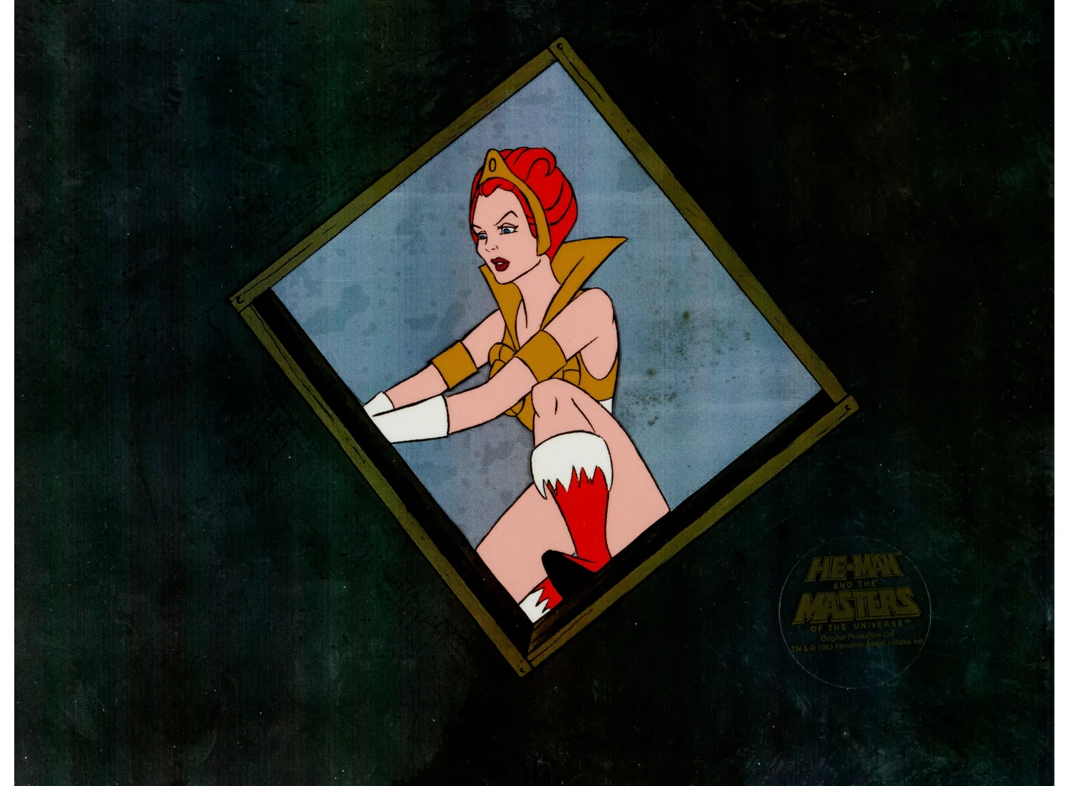 He-Man and the Masters of the Universe Teela Production Cel (Filmation, 1983). (Total: 2 Items)