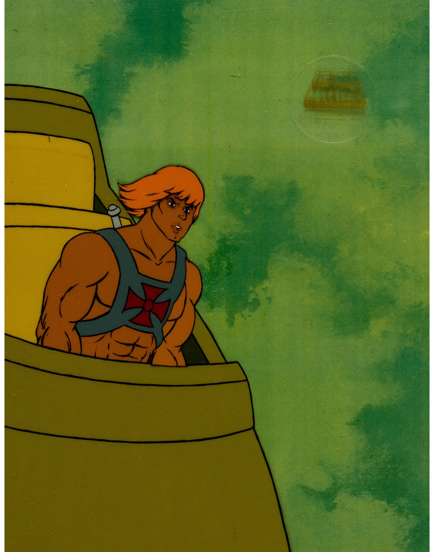 He-Man and the Masters of the Universe Production Cel Setup and Animation Drawing Group (Filmation, 1984). (Total: 9 Ite