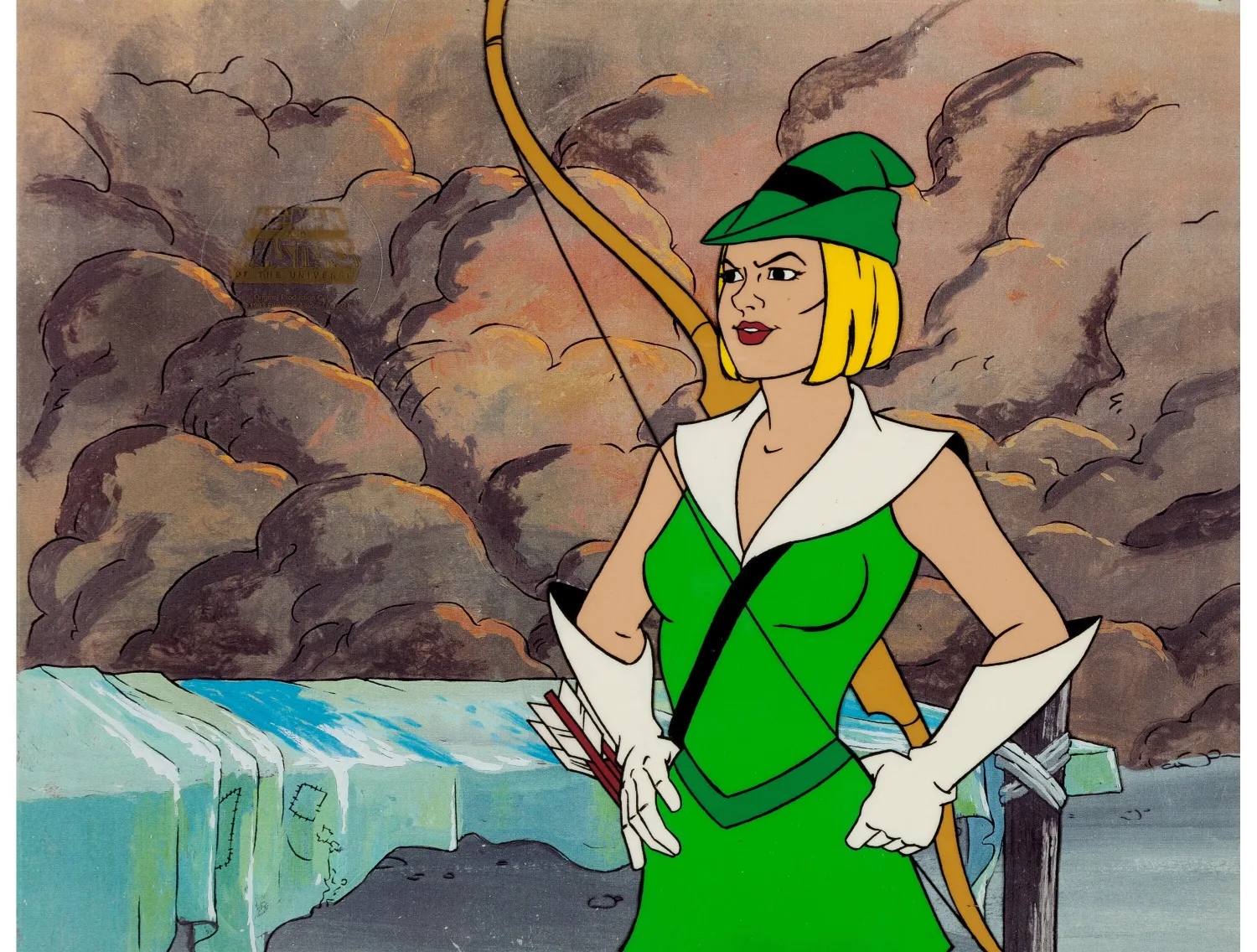 He-Man and the Masters of the Universe Bowena Production Cel Setup (Filmation, 1984). (Total: 7 Items)