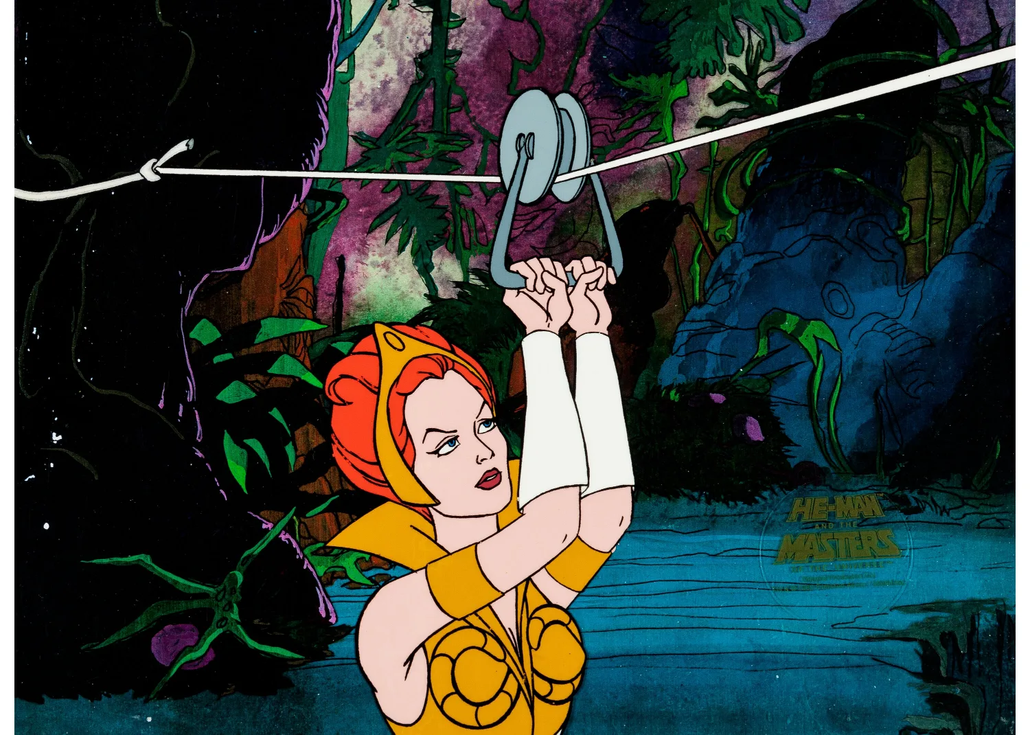 He-Man and the Masters of the Universe Teela Production Cel (Filmation, 1983)