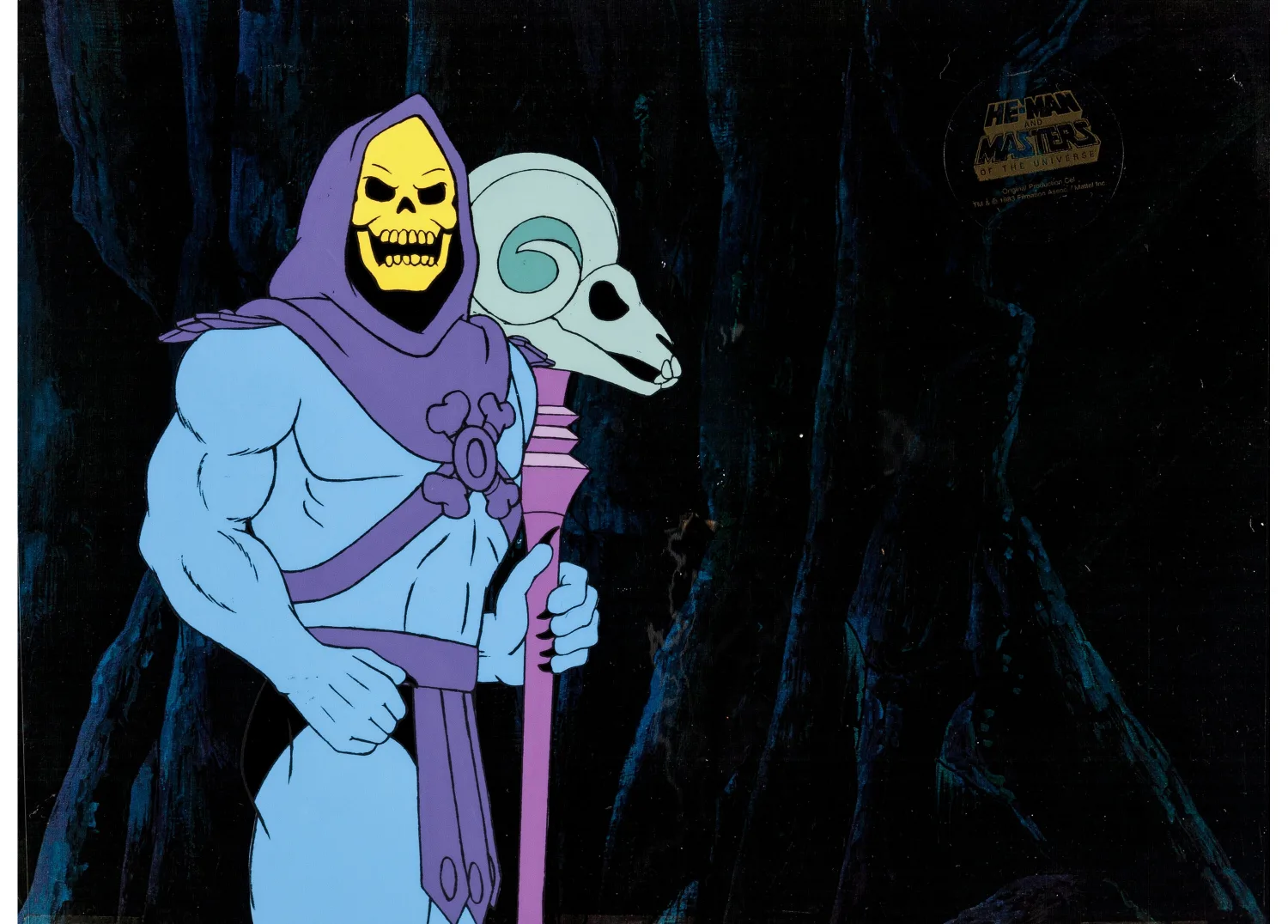 He-Man and the Masters of the Universe Skeletor Production Cel (Filmation, 1984)