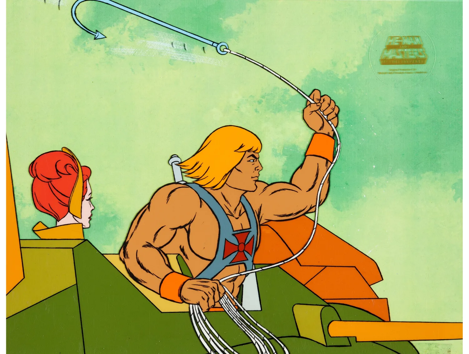 He-Man and the Masters of the Universe Teela Production Cel Setup (Filmation, 1984). (Total: 4 Items)