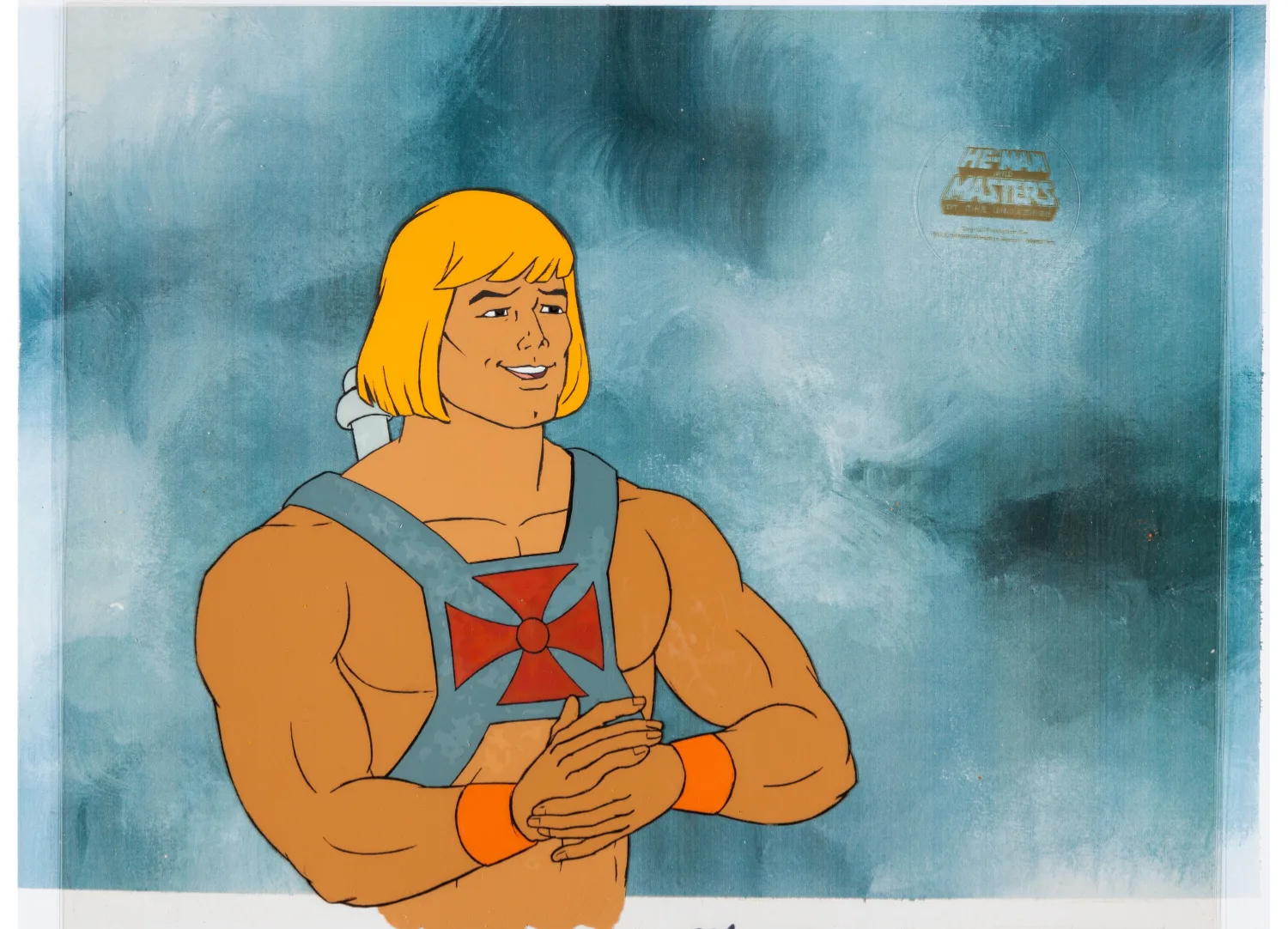 He-Man and the Masters of the Universe Production Cel Setup, Animation Drawing, and Production Folder Group (Filmation