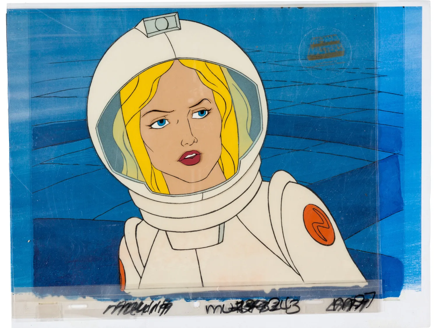 He-Man and the Masters of the Universe Andrea Steele Production Cel Setup, and Production Folder Group (Filmation, 1984)