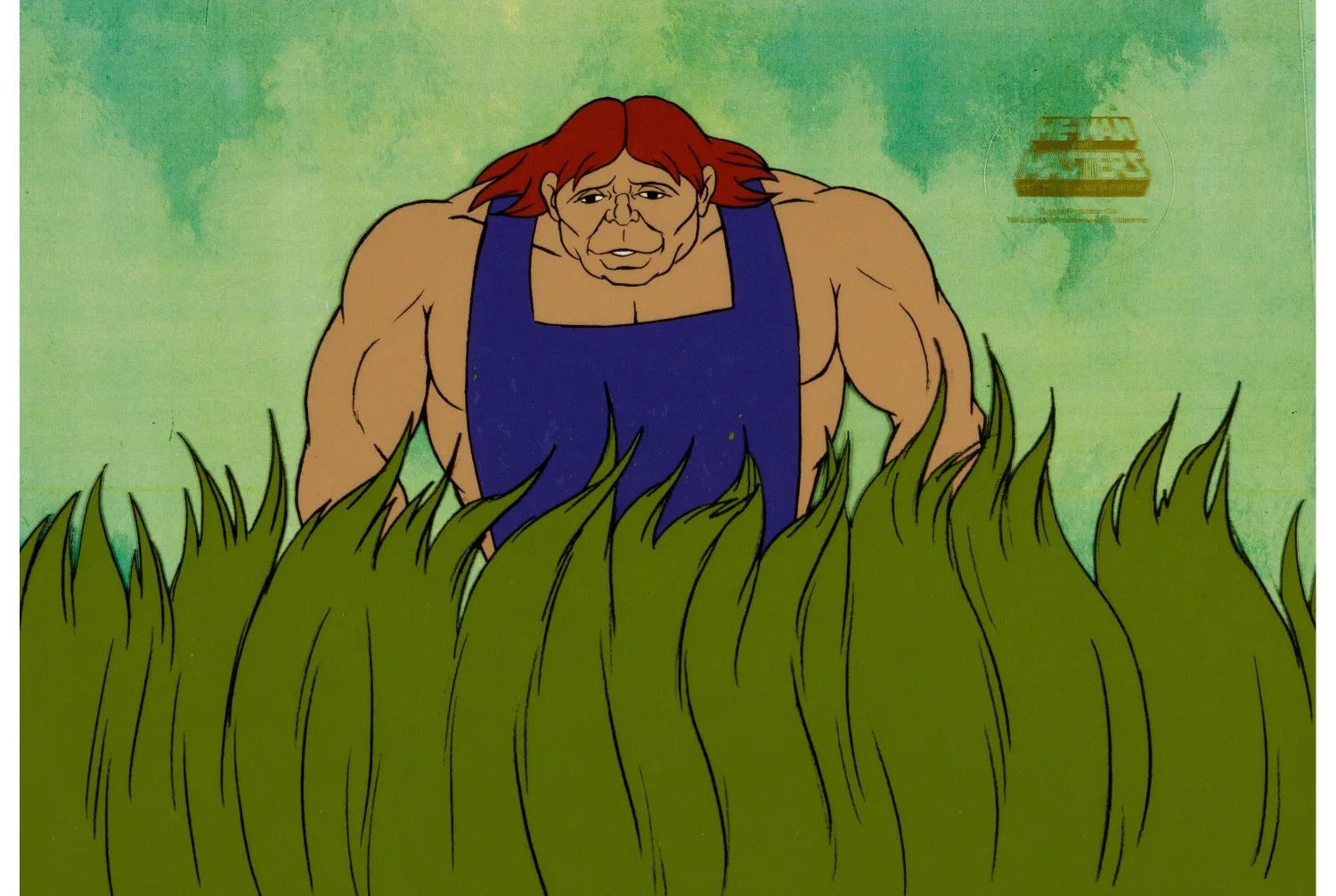 He-Man and the Masters of the Universe Production Cel Setup (Filmation, 1984). (Total: 2 Items)