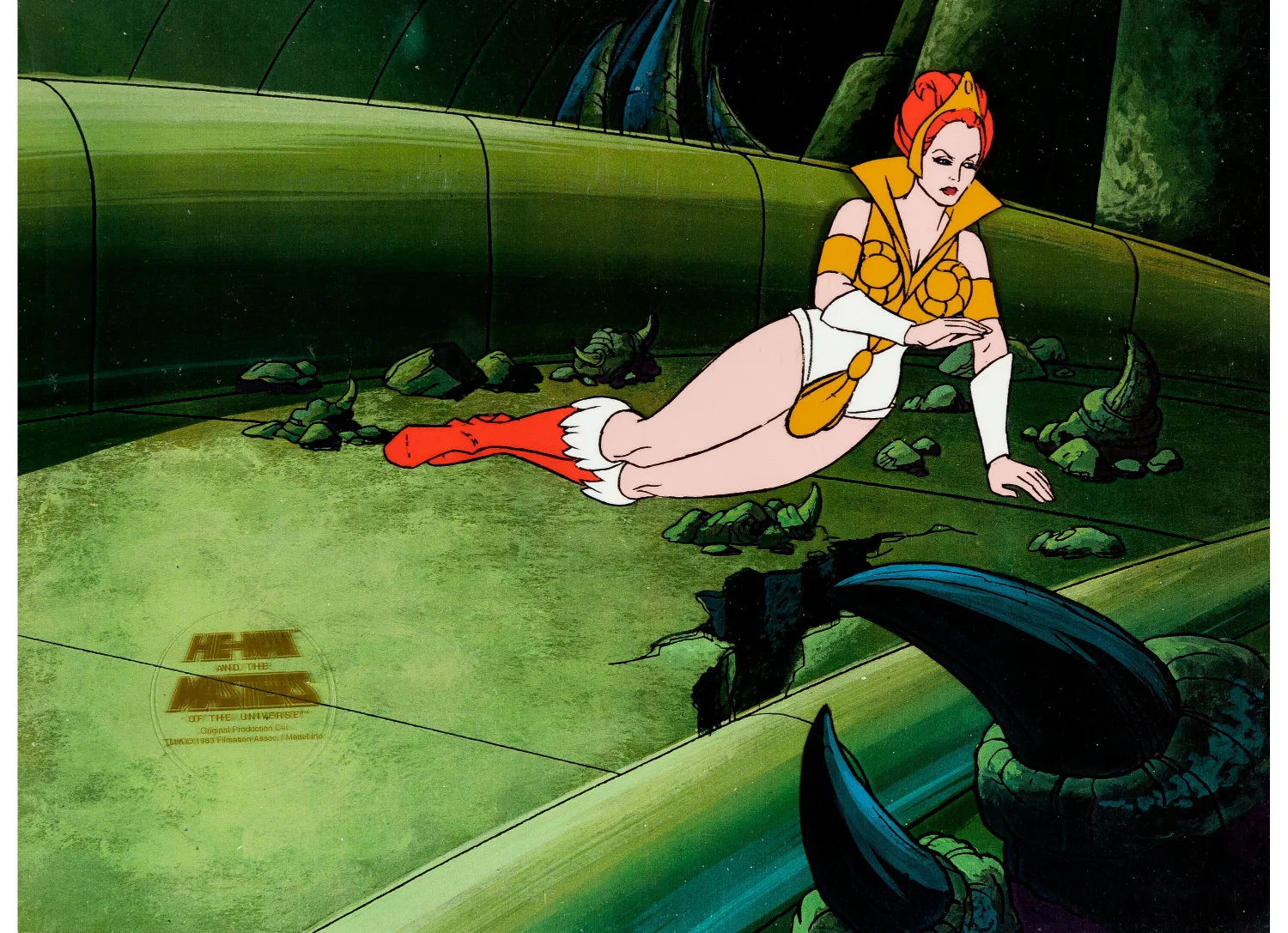 He-Man and the Masters of the Universe Teela Production Cel (Filmation, 1983)