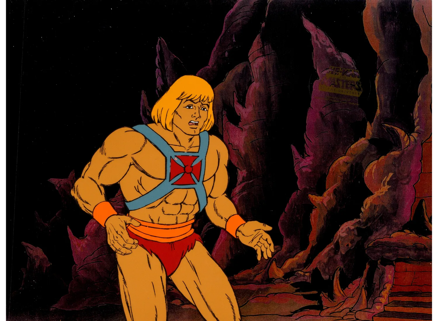 He-Man and the Masters of the Universe Production Cel and Animation Drawing Group of 3 (Filmation, 1983-84). (Total: 4 I