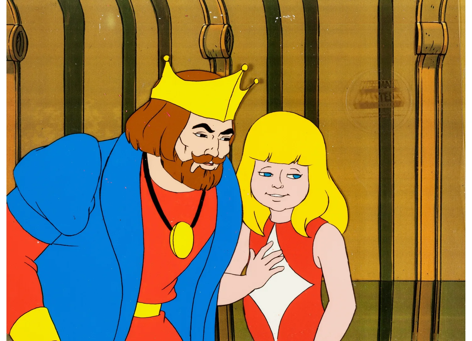 He-Man and the Masters of the Universe King Randor and the Starchild Production Cel Setup (Filmation, 1984). (Total: 3 I