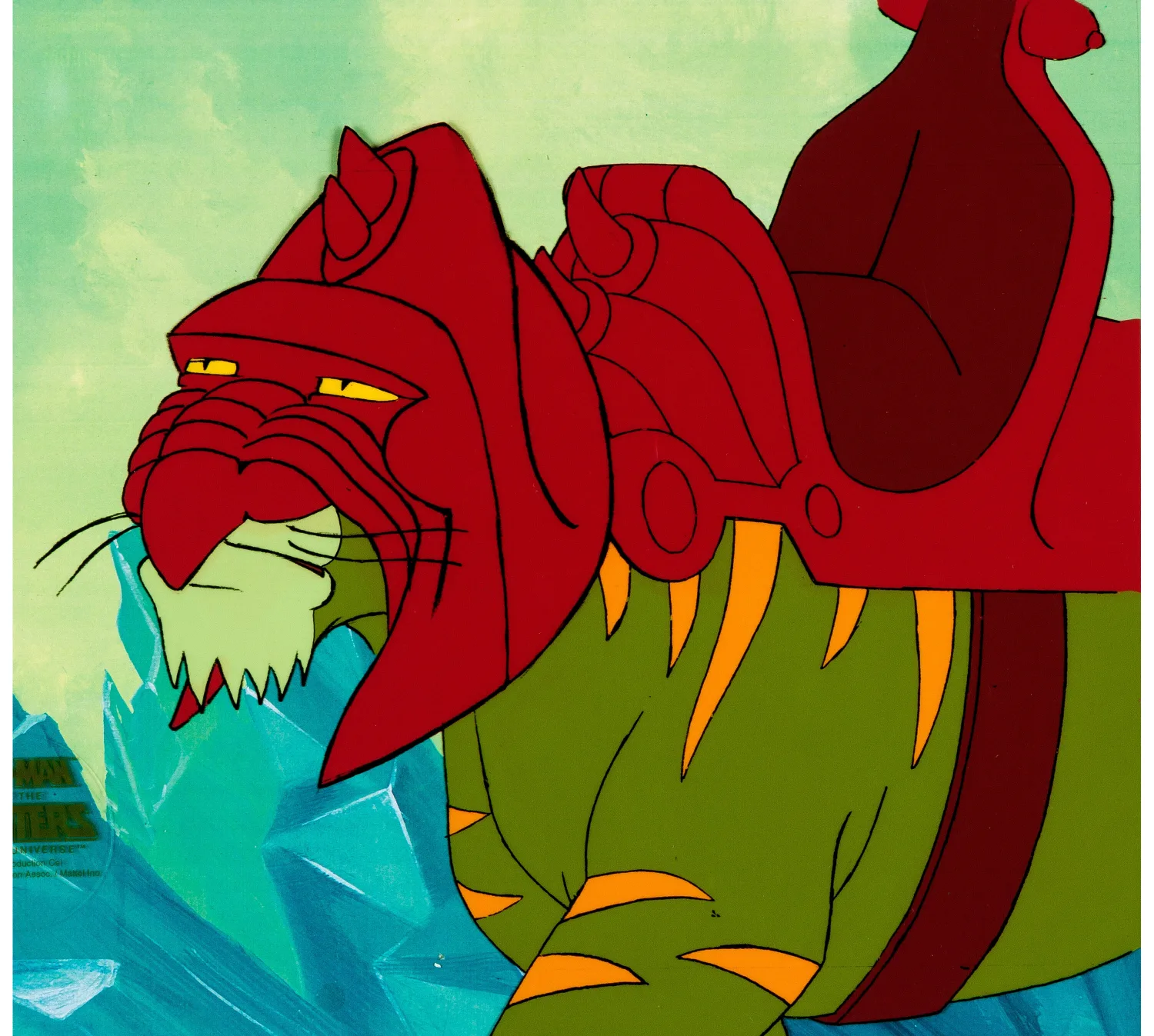 He-Man and the Masters of the Universe Battle Cat Production Cel (Filmation, 1983). (Total: 2 Items)