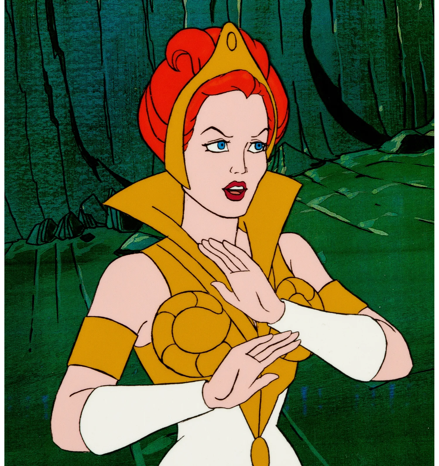 He-Man and the Masters of the Universe Teela Production Cel (Filmation, 1984). (Total: 2 Items)