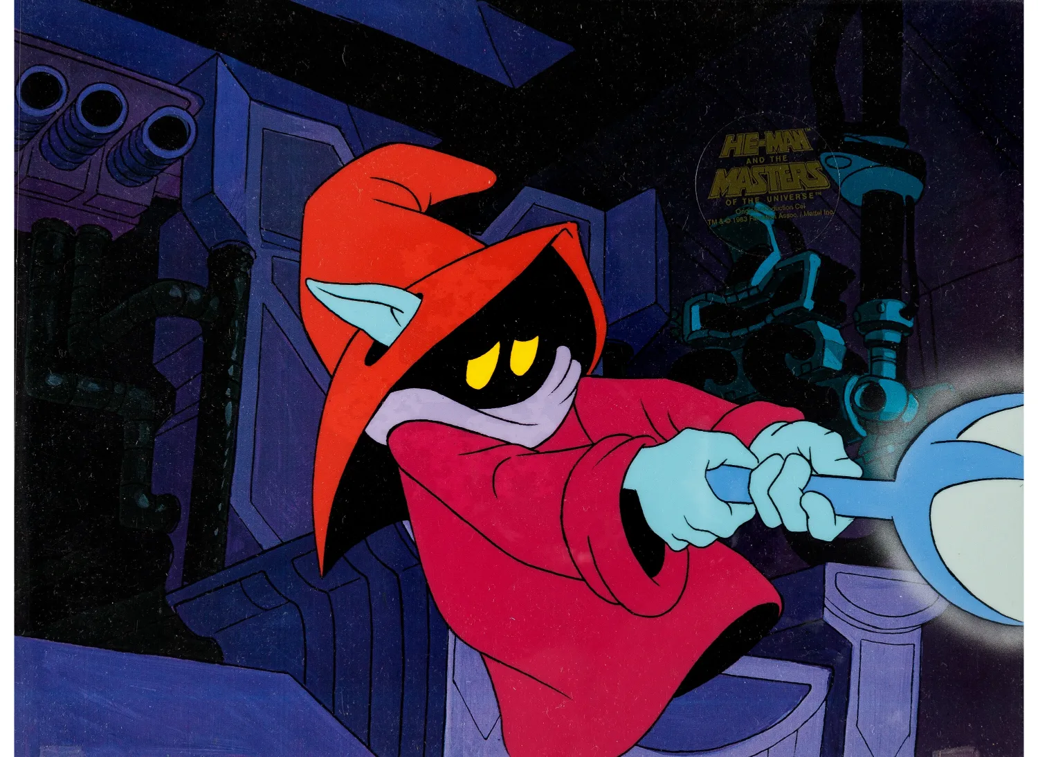 He-Man and the Masters of the Universe Orko Production Cel Setup(Filmation, 1983). (Total: 2 Original Art)
