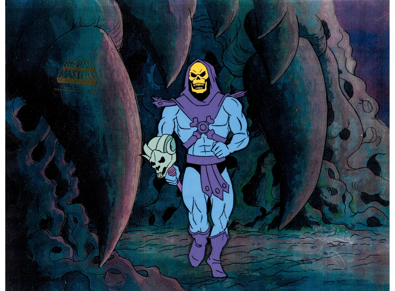 He-Man and the Masters of the Universe Skeletor Production Cel (Filmation, 1984)