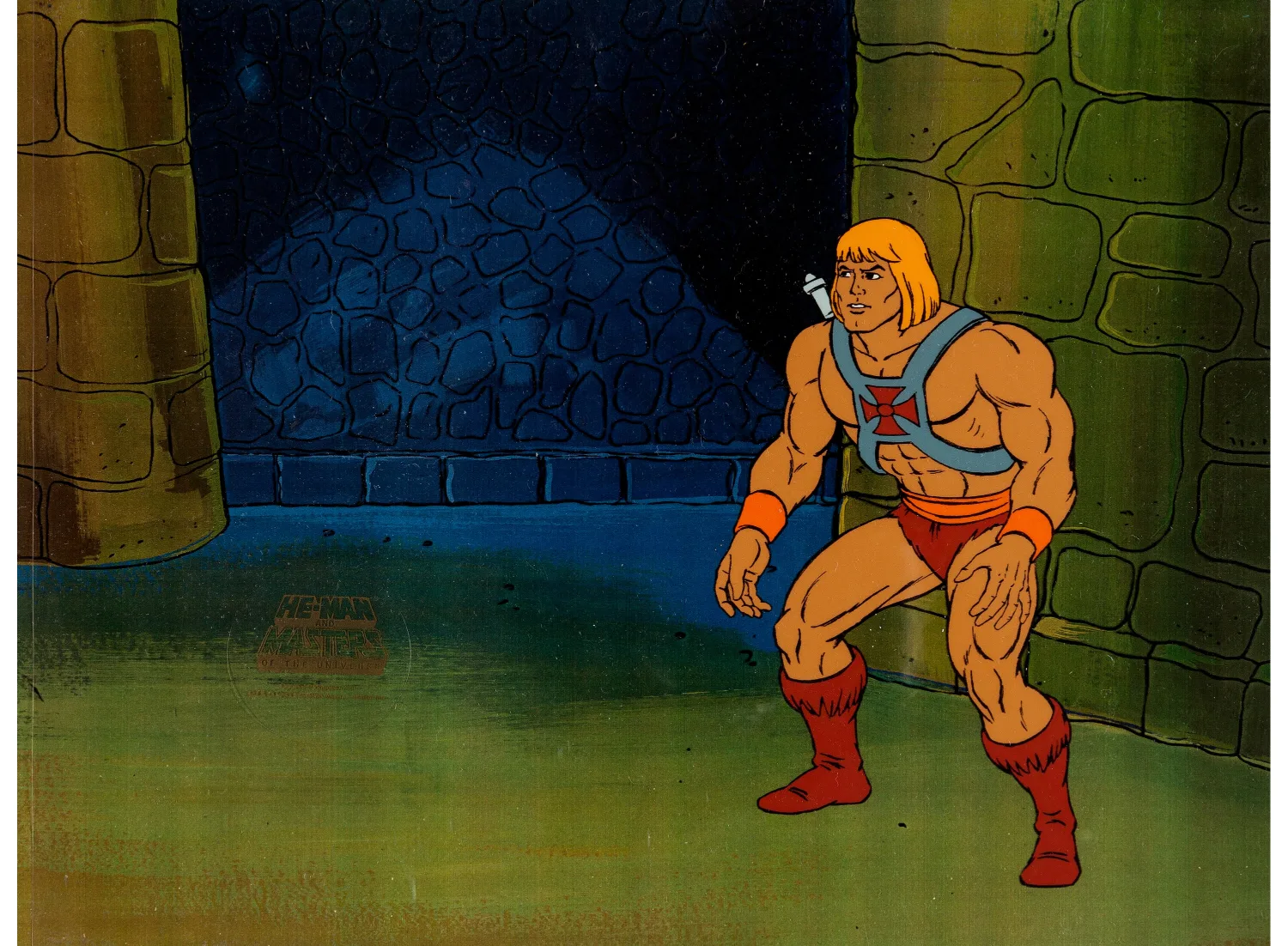 He-Man and the Masters of the Universe Production Cel and Animation Drawing Group (Filmation, 1984). (Total: 2 Original