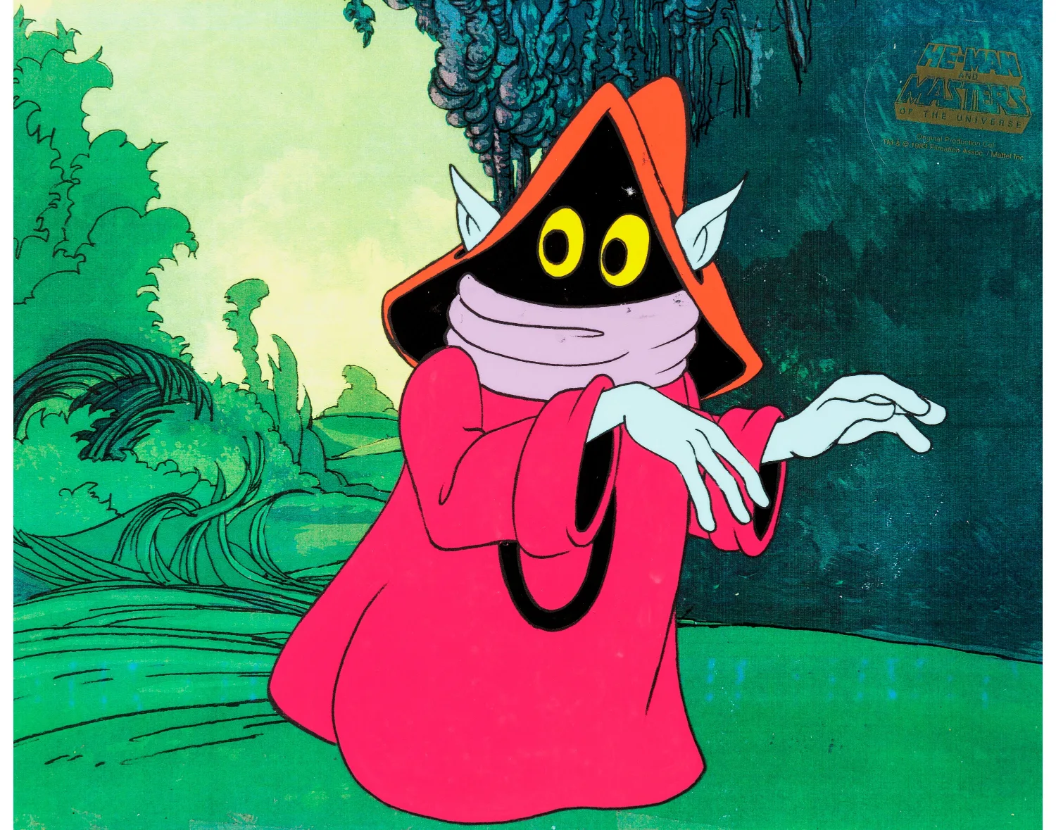 He-Man and the Masters of the Universe Orko Production Cel and Animation Drawing (Filmation, 1984). (Total: 2 Original A