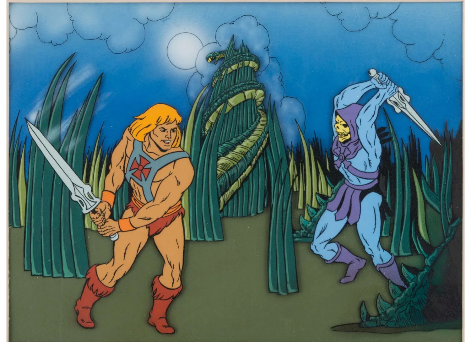 He-Man and the Masters of the Universe He-Man and Skeletor Publicity Cels Group of 2 (Filmation, 1983) . (Total: 2 Origi