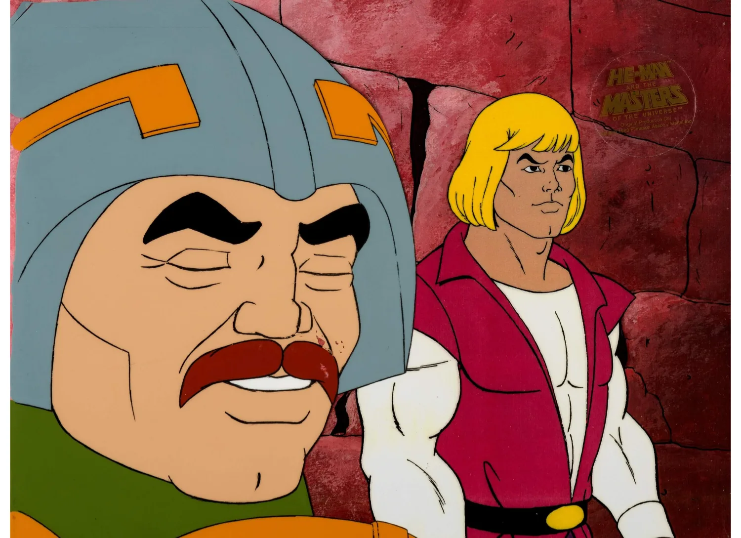 He-Man (Man-At-Arms) Production Cel (Filmation, 1983)