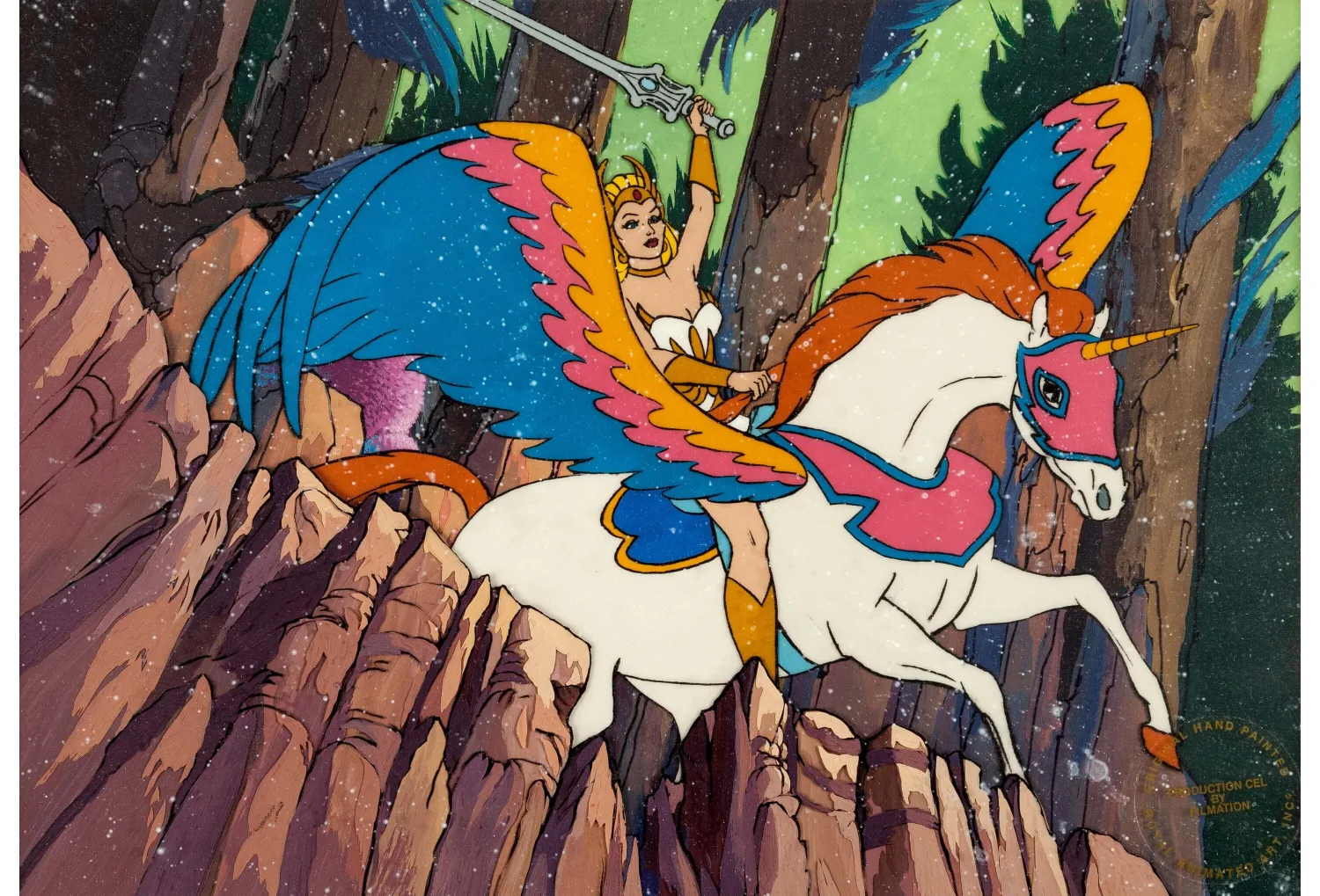 She-Ra: Princess of Power Production Cel Setup (Filmation, 1985)