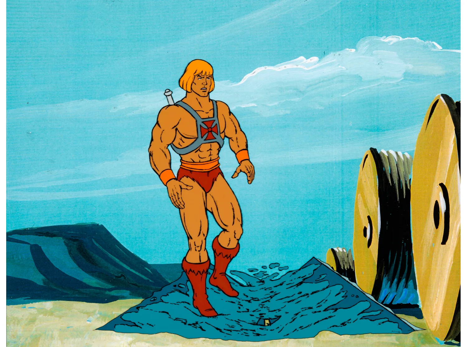 He-Man and the Masters of the Universe He-Man Production Cel (Filmation, c. 1983-85)
