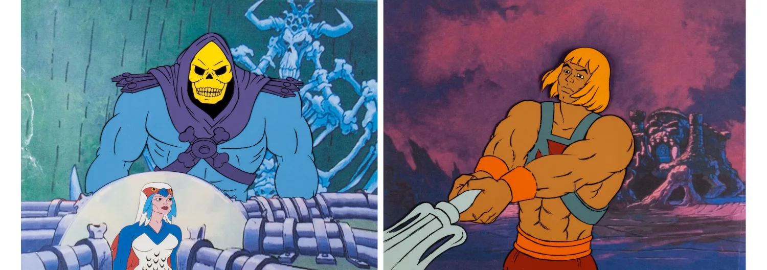 He-Man and the Masters of the Universe Production Cels and Drawing Group of 3 (Filmation, 1983/84). (Total: 3)