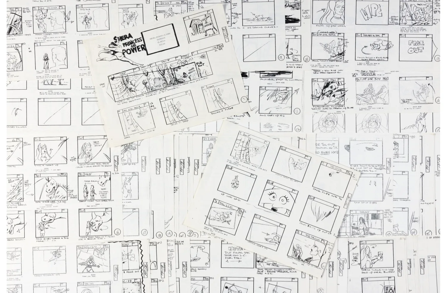 She-Ra, Princess of Power "Friendship" 73-Page Storyboard (Filmation, 1985)