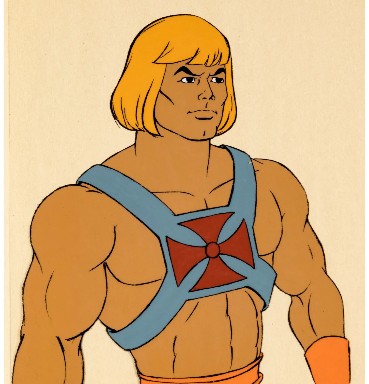 He-Man and the Masters of the Universe Original Production Cel Featuring He-Man (Filmation, c. 1983-85)