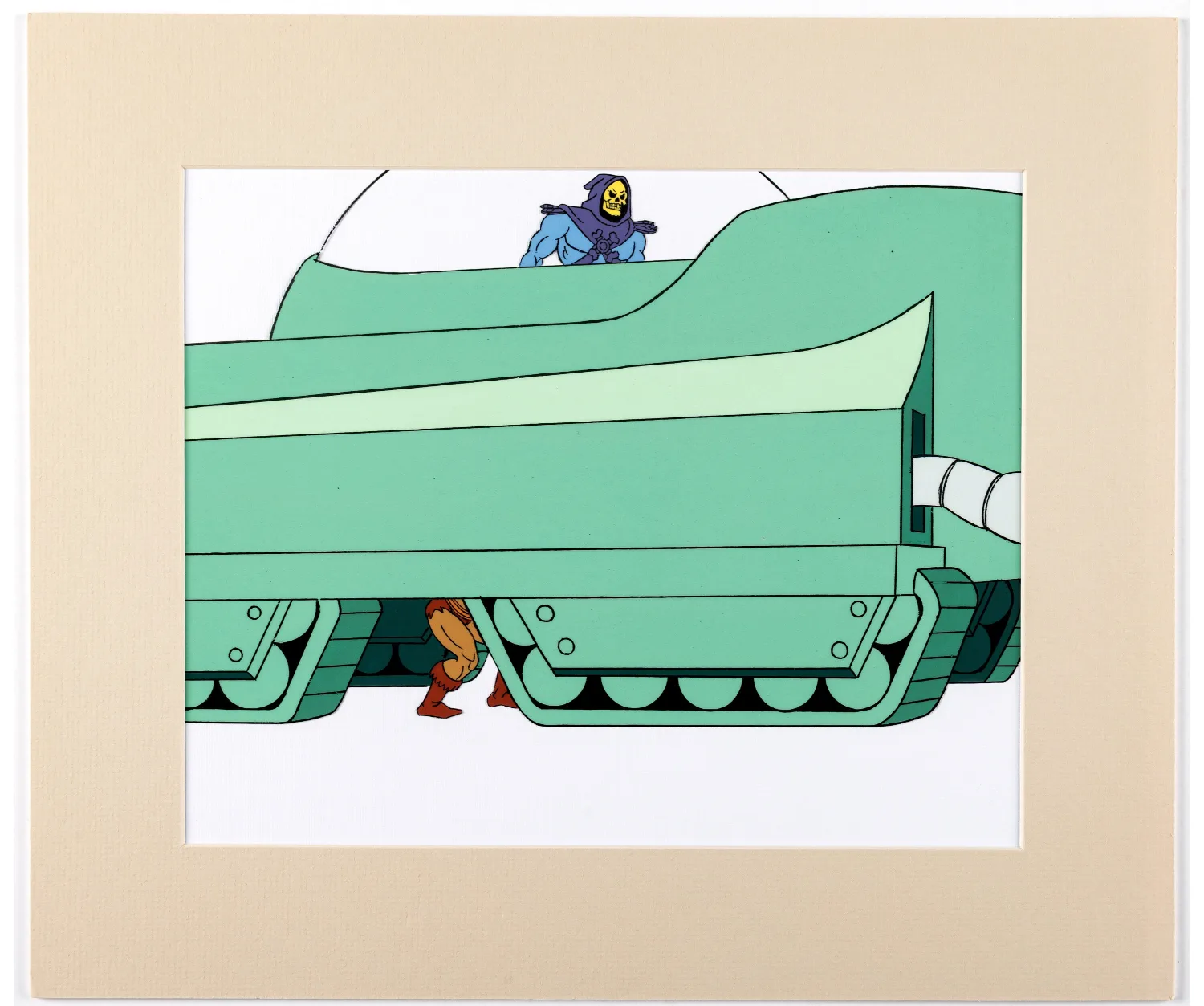 He-Man and the Masters of the Universe He-Man and Skeletor Production Cel (Filmation, c. 1983-85)