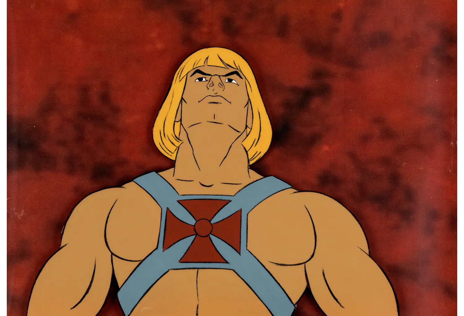 He-Man and the Masters of the Universe He-Man Stock Production Cel (Filmation, c. 1983)