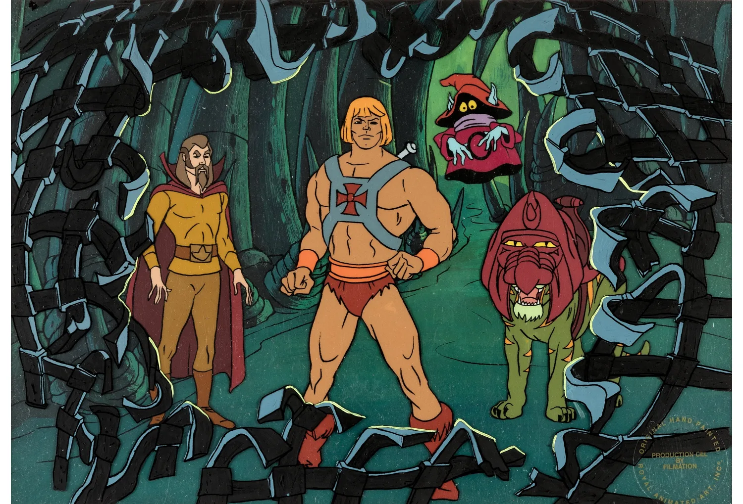 He-Man and the Masters of the Universe Production Cel (Filmation, c. 1983-85)
