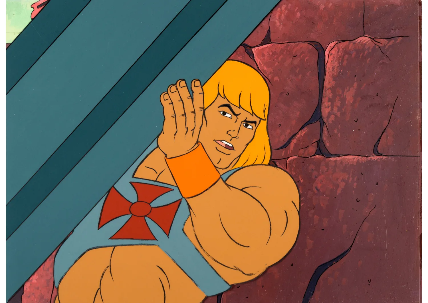 He-Man and the Masters of the Universe Production Cel and Master Production Background (Filmation, 1983)