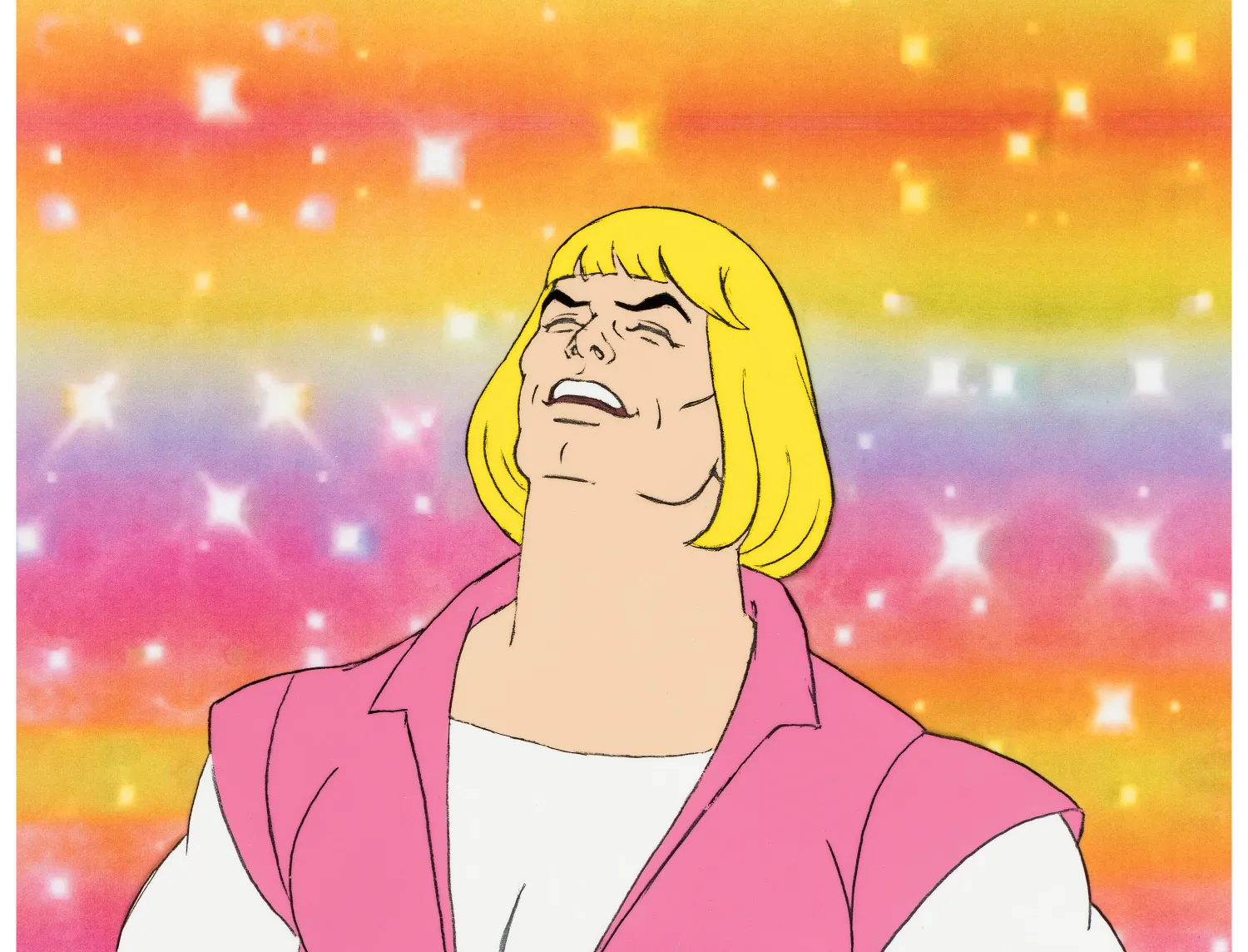 He-Man and the Masters of the Universe Prince Adam Production Cel (Filmation, c. 1983-85)