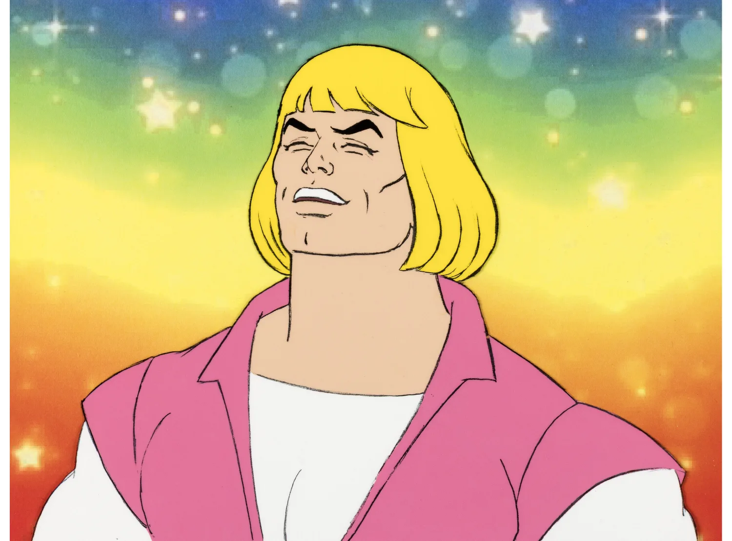 He-Man and the Masters of the Universe Prince Adam Production Cel (Filmation, c. 1983-85)
