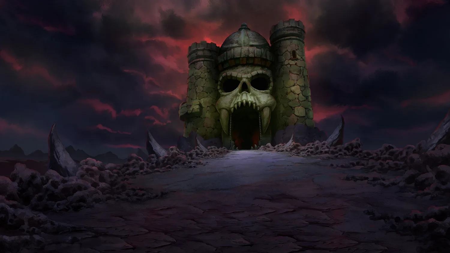Revelation Castle Grayskull Establishing Painting