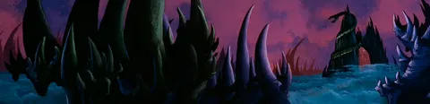 Filmation Snake Mountain Establishing Shot