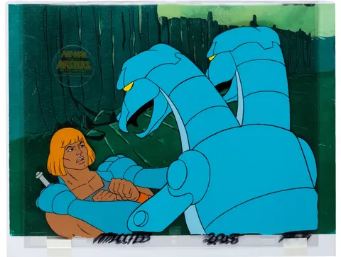 He-Man and the Masters of the Universe He-Man Production Cel with COA Animation Art (Filmation, 1983). (Total: 3 Origina