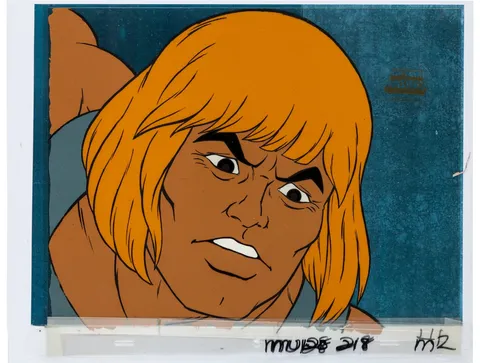 He-Man and the Masters of the Universe He-Man Production Cel with COA Animation Art (Filmation, 1983). (Total: 3 Origina