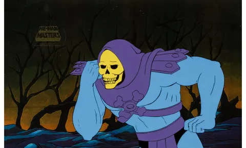 He-Man and the Masters of the Universe Skeletor Production Cel (Filmation, 1983)