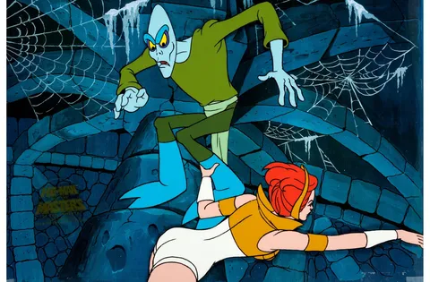 He-Man and the Masters of the Universe Teela Production Cel (Filmation, 1983). (Total: 2 Items)