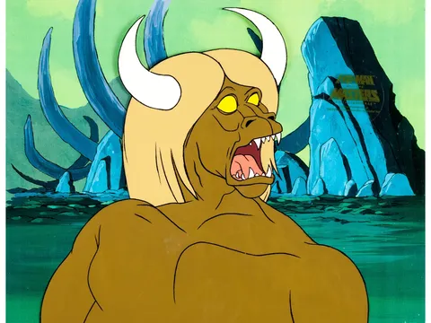 He-Man and the Masters of the Universe Production Cel (Filmation, 1983). (Total: 2 Items)
