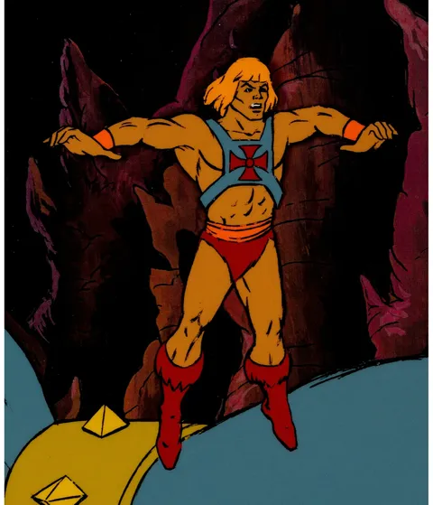 He-Man and the Masters of the Universe Production Cel (Filmation, 1983). (Total: 2 Items)