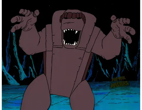 He-Man and the Masters of the Universe Demon of Stone Production Cel (Filmation, 1983). (Total: 2 Items)