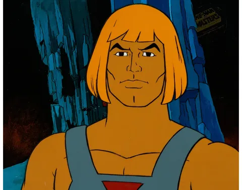 He-Man and the Masters of the Universe Production Cel (Filmation, 1984). (Total: 2 Items)