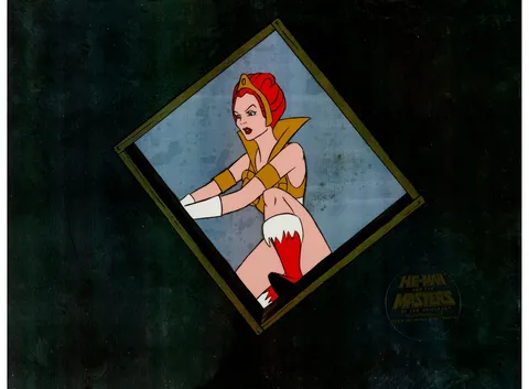 He-Man and the Masters of the Universe Teela Production Cel (Filmation, 1983). (Total: 2 Items)