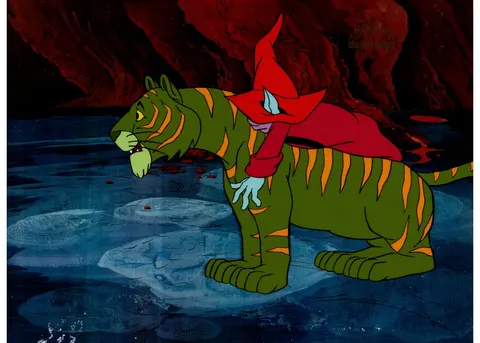 He-Man and the Masters of the Universe Orko and Cringer Production Cel (Filmation, 1984). (Total: 2 Items)