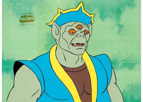He-Man and the Masters of the Universe King Angast Production Cel (Filmation, 1984). (Total: 3 Items)